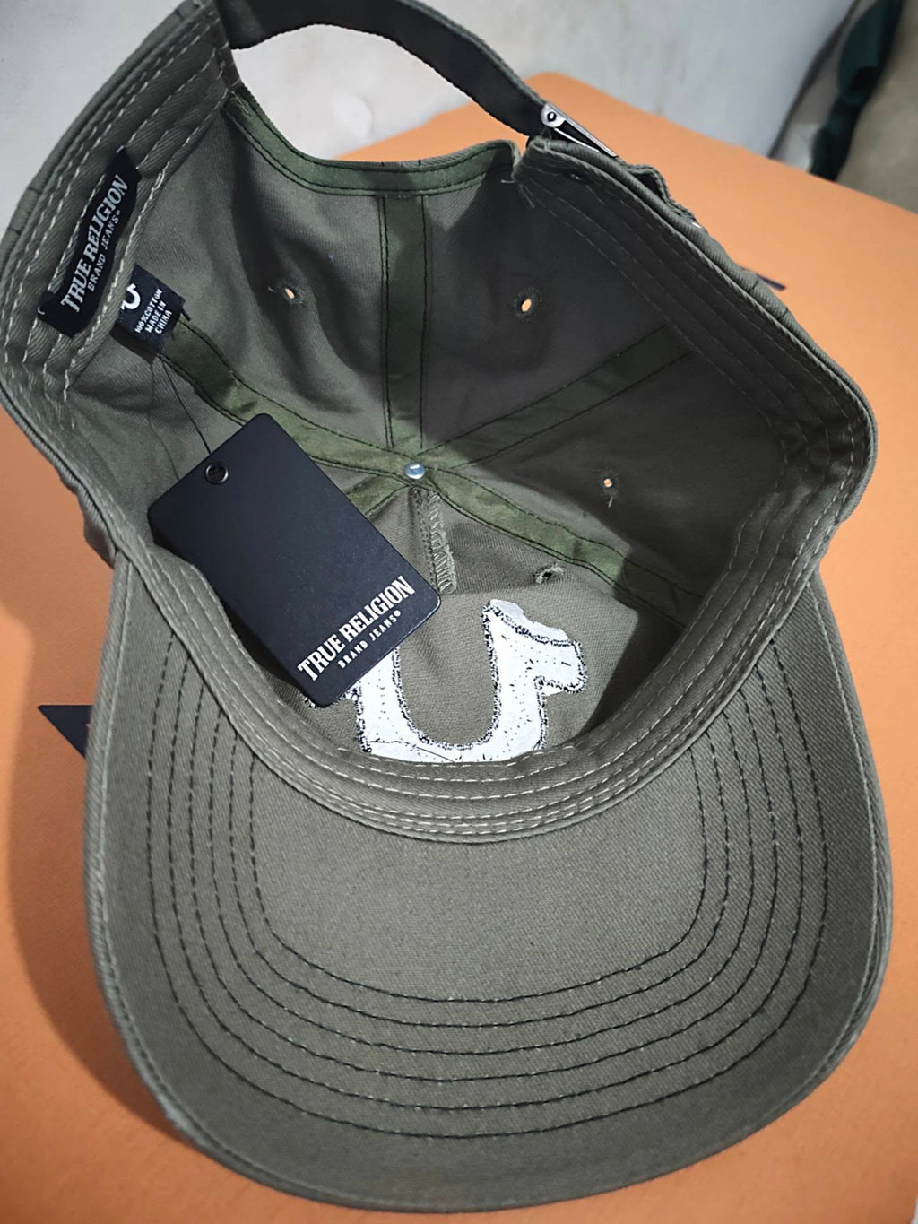 The True Buddha Grey Knuckle Back Cap