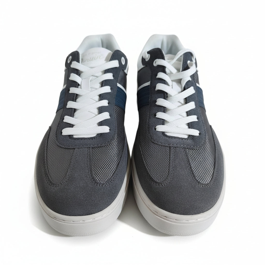 An Original Penguin by Munsingwear Men's Grandstand RS Sneakers – Dark Grey / Navy / White