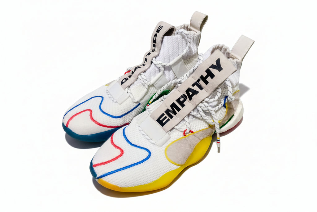 Adidas x Pharrell Williams Crazy BYW LVL X "Gratitude & Empathy" – White / Multicolor (New Without Box / NWOB)
Style Code: EF3500