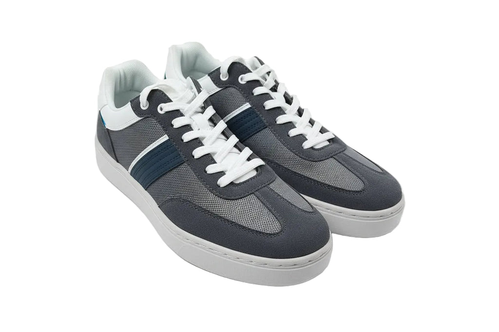 An Original Penguin by Munsingwear Men's Grandstand RS Sneakers – Dark Grey / Navy / White