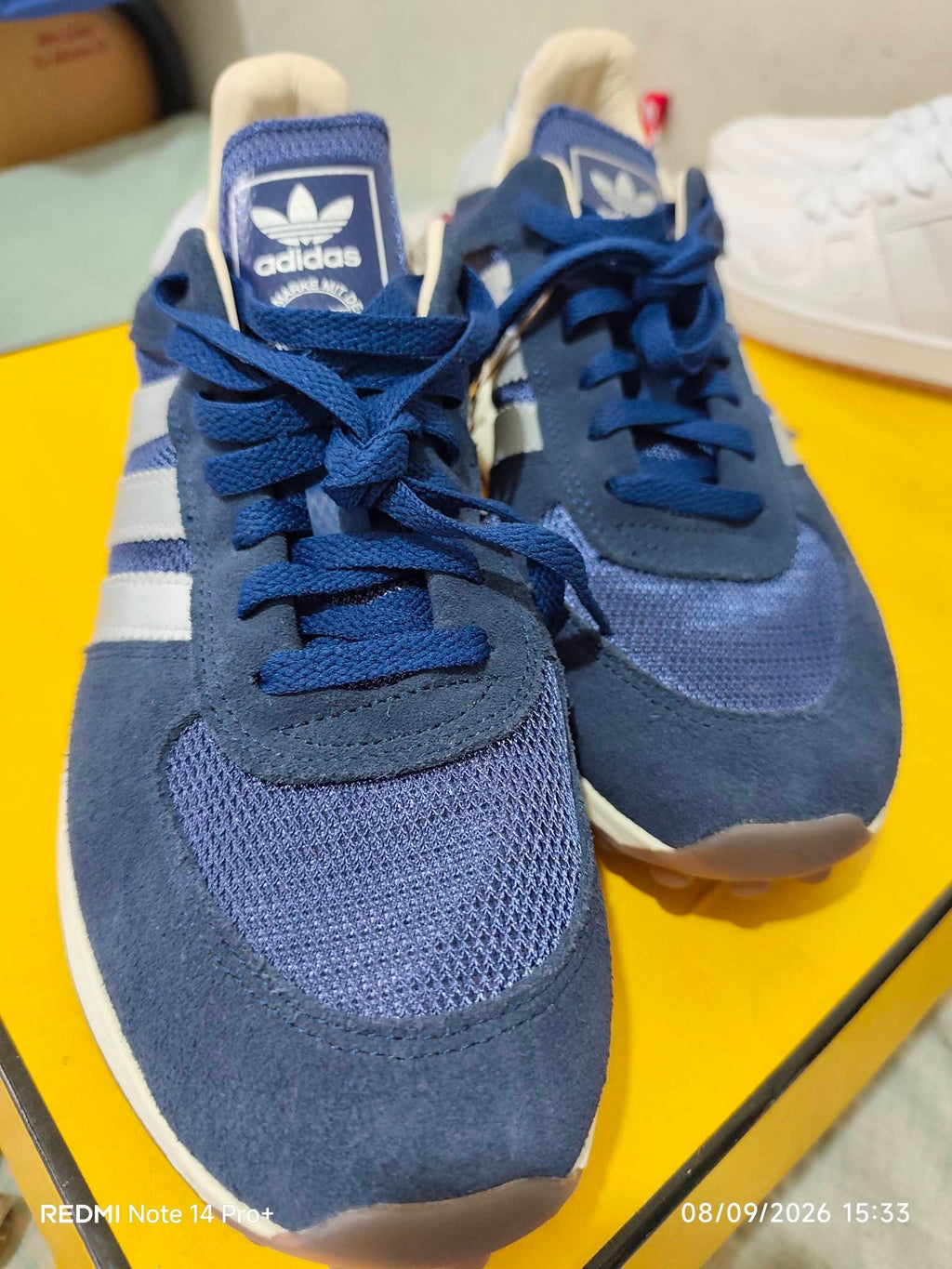 Adidas Originals LA Trainer Lux 'Dark Navy/Off White' Men's Shoes - Brand New without Original Box