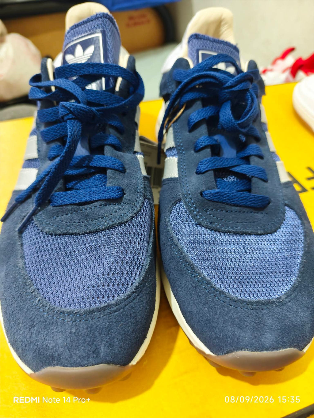 Adidas Originals LA Trainer Lux 'Dark Navy/Off White' Men's Shoes - Brand New without Original Box