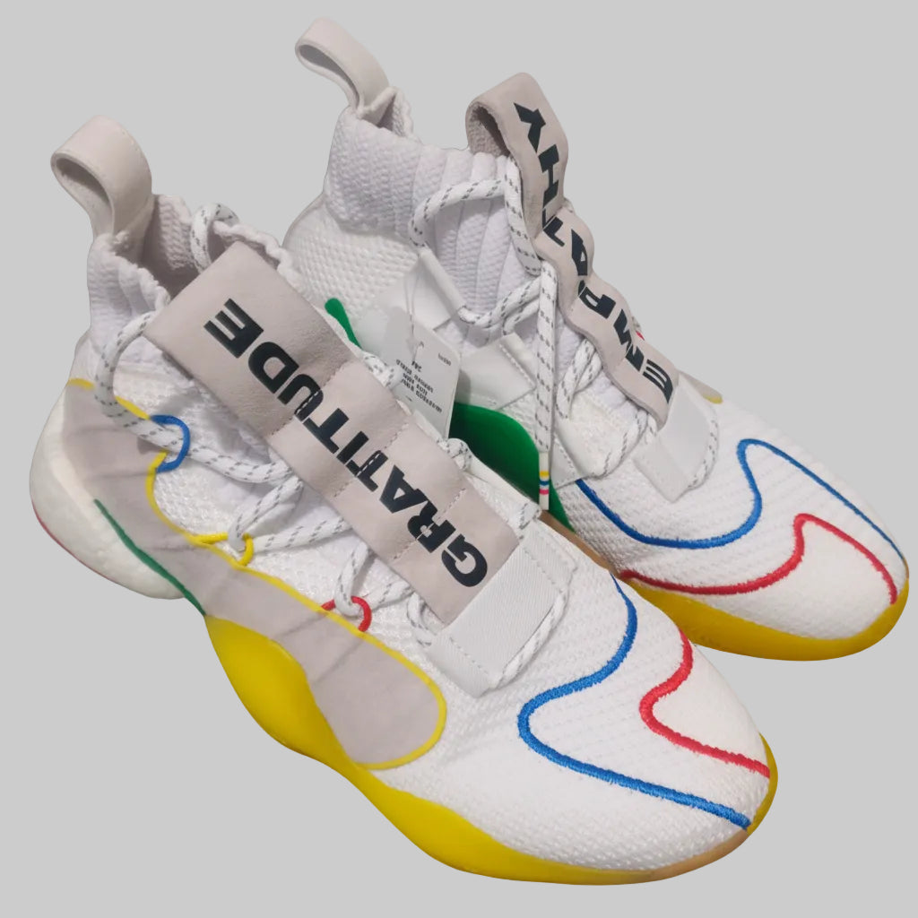 Adidas x Pharrell Williams Crazy BYW LVL X "Gratitude & Empathy" – White / Multicolor (New Without Box / NWOB)
Style Code: EF3500