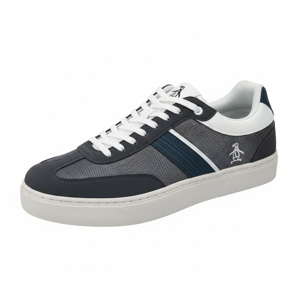An Original Penguin by Munsingwear Men's Grandstand RS Sneakers – Dark Grey / Navy / White