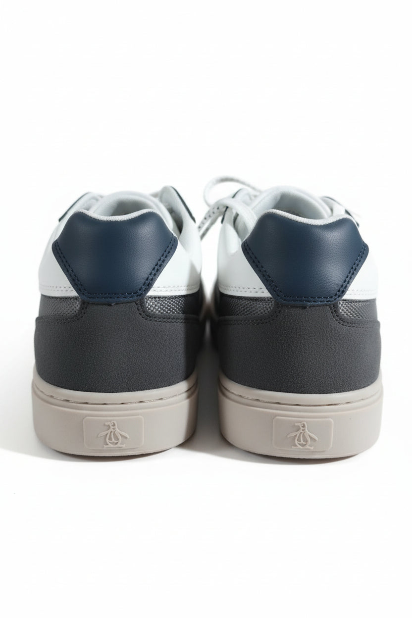 An Original Penguin by Munsingwear Men's Grandstand RS Sneakers – Dark Grey / Navy / White