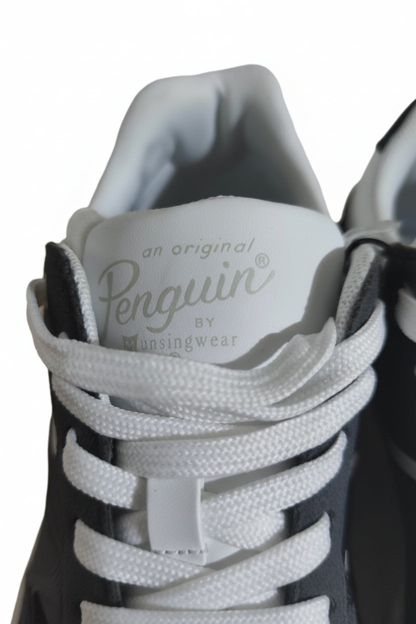 An Original Penguin by Munsingwear Men's Grandstand RS Sneakers – Dark Grey / Navy / White